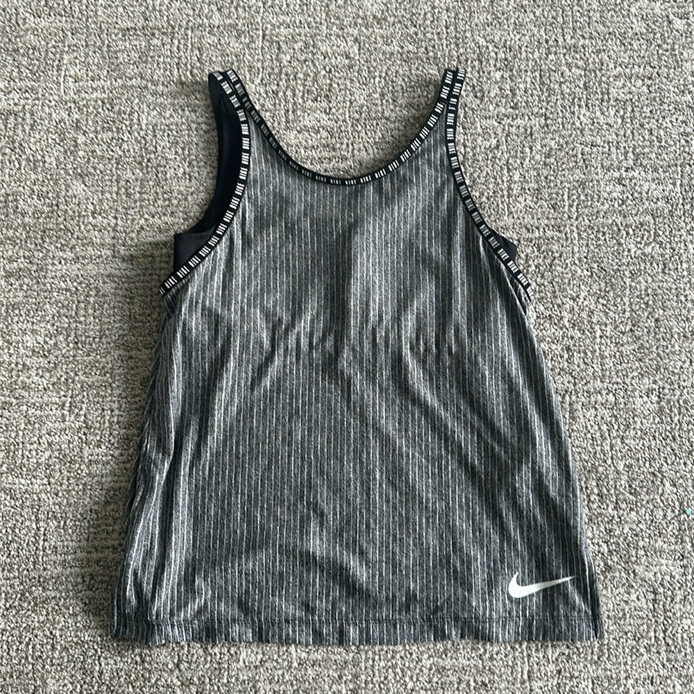 Nike girls 2-layer tank top